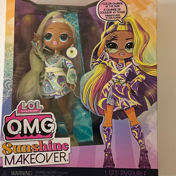 L.O.L. Surprise! O.M.G. Sunshine Makeover Doll - Purple and Yellow - Picture 1 of 4